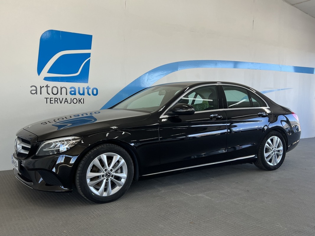 Mercedes-Benz C 200 A Business **KORKO ALK. 2.99% + KULUT!**HIGH PERF. LED, P-KAMERA, KEYLESS, 1-OM, SUOMI-AUTO!**, vm. 2019, 95 tkm (1 / 8)