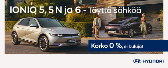 Hyundai-tysshkautoihin nyt KORKO 0 %, ei kuluja